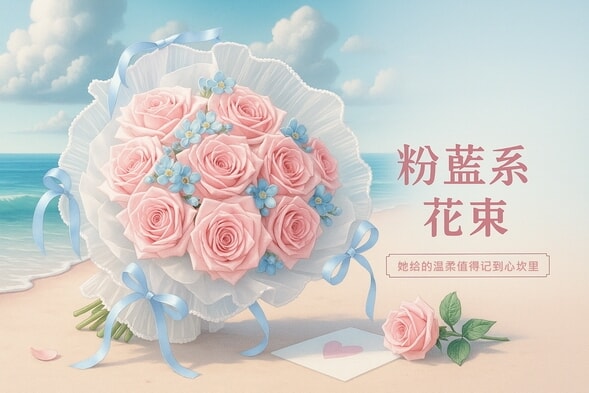 16枝粉玫瑰 详情图 2